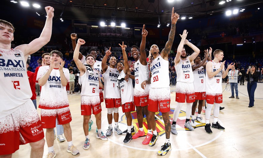 BAXI Manresa attacks the Palau Blaugrana in a heart-stopping derby