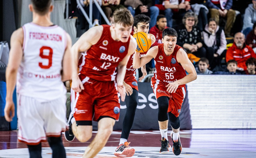 BAXI Manresa is playing in Vilnius in the qualification for the BCL play-offs