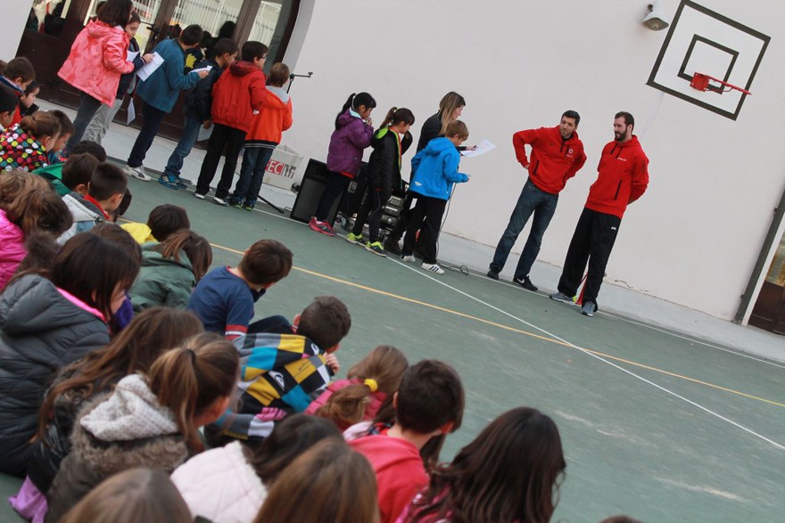 School visit at Escola Torres Amat de Sallent