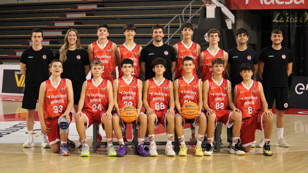 The Bàsquet Manresa Under-14 A team finishes eighth in the final phase of the Minicopa Endesa