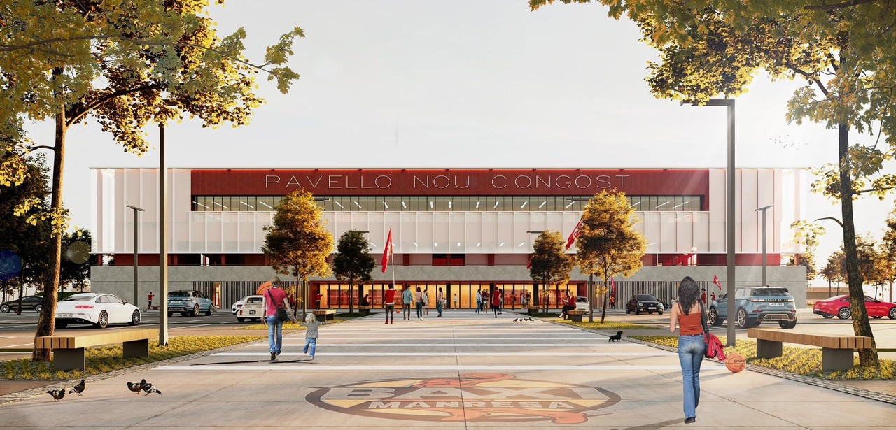 The City Council and Bàsquet Manresa present the proposal to expand, modernize and adapt the Nou Congost Pavilion to the regulations