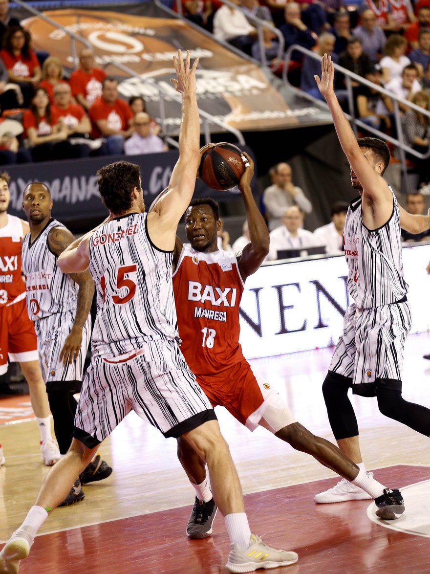 Jordan Sakho is the center of the best young starting five of the Liga Endesa