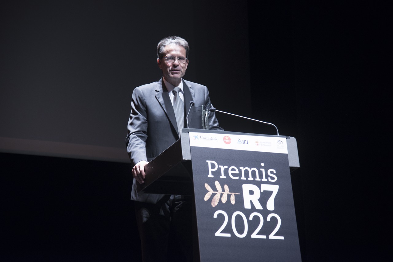 Pedro Martínez receives the Regió7 Sports Award