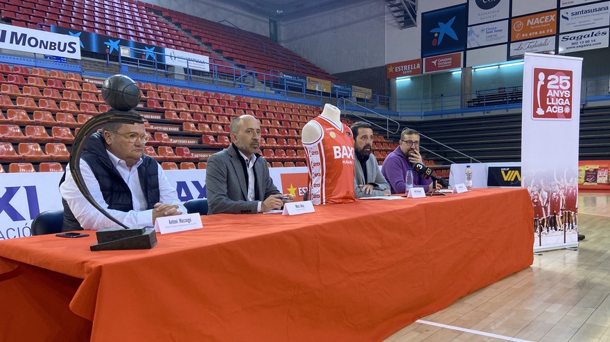 Presentats els actes de celebració dels 25 anys de la Lliga ACB del Bàsquet Manresa
