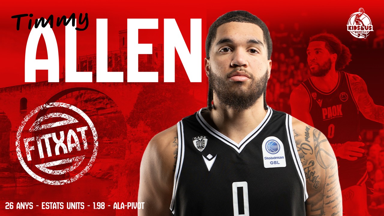 El Kids&Us Manresa suma talento ofensivo con la llegada de Timmy Allen