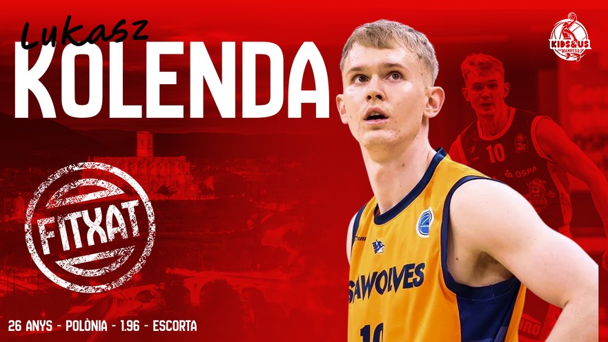 Kids&Us Manresa adds outside threat with Łukasz Kolenda
