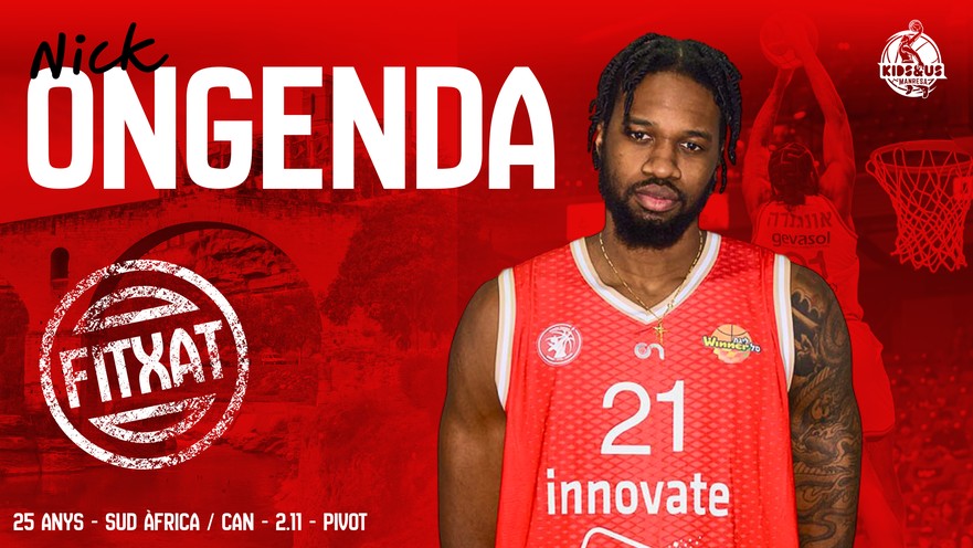Nick Ongenda, un pivot intimidador per al nou Kids&Us Manresa