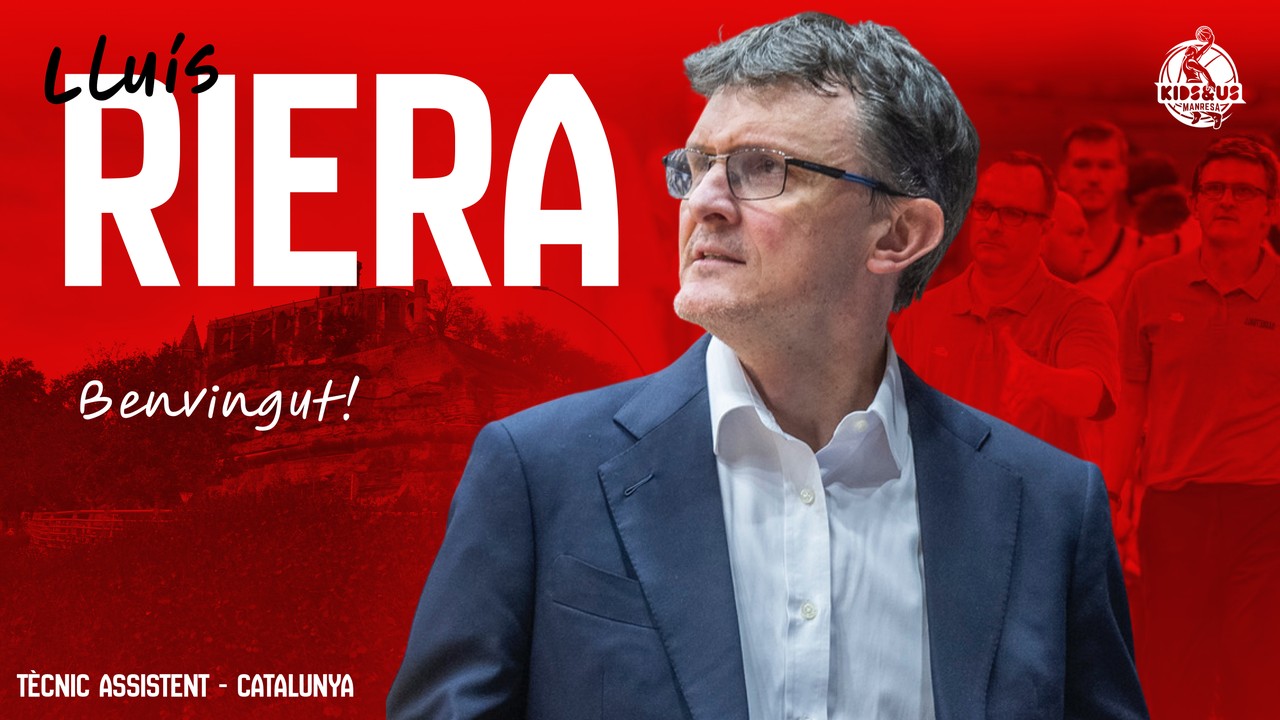 Lluís Riera, new assistant coach of Kids&Us Manresa