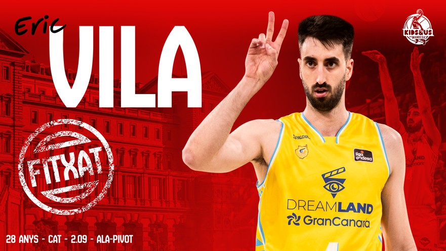Eric Vila: alçada, tir de 3 i experiència al servei del Kids&Us Manresa