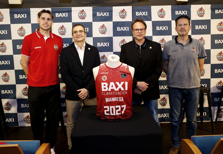 BAXI will continue to be the main sponsor of Bàsquet Manresa for the next 3 years