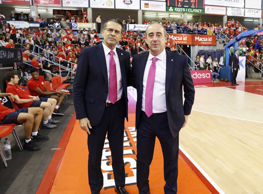 Press room J05: press conferences of Pedro Martínez and Txus Vidorreta