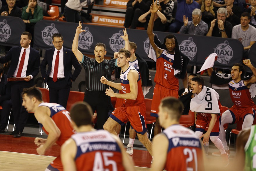 BAXI Manresa falls against Dinamo Sassari and says goodbye to Europe