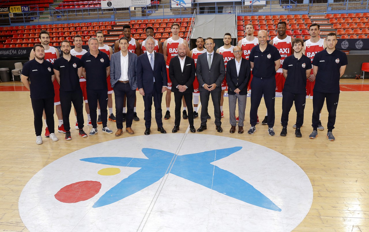 “la Caixa” renova el seu compromís amb el Bàsquet Manresa