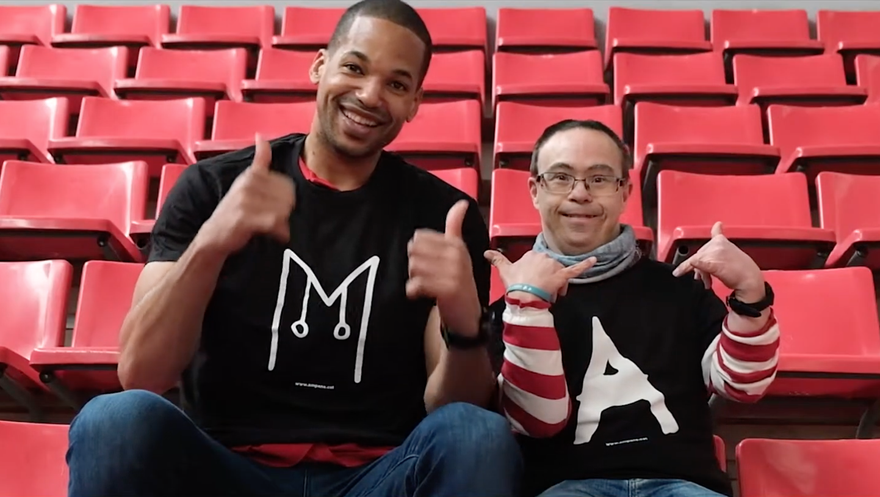 Ampans and BAXI Manresa team up to celebrate World Down Syndrome Day