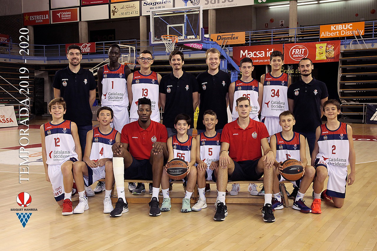 The infantil team of Catalana Occident plays the previous round of the Minicopa Endesa