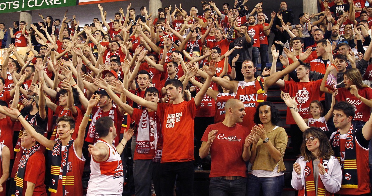 Vine al Palau Blaugrana a donar suport al BAXI Manresa!