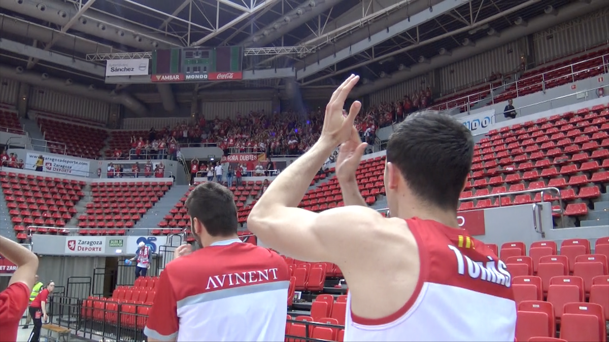 VÍDEO celebracions: així esclataven d'alegria equip i afició a Saragossa