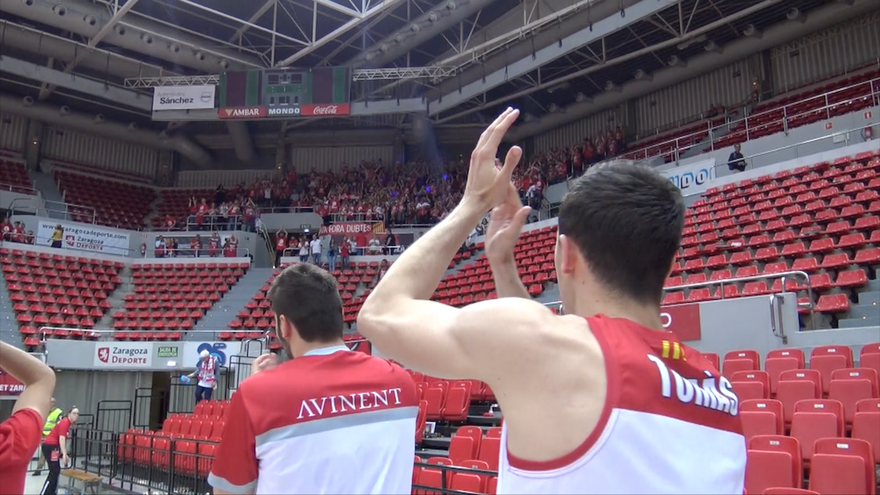VIDEO celebraciones: así explotaban de alegría equipo y afición en Zaragoza