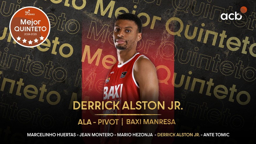 Derrick Alston Jr., inclòs al cinc ideal de la Lliga Endesa