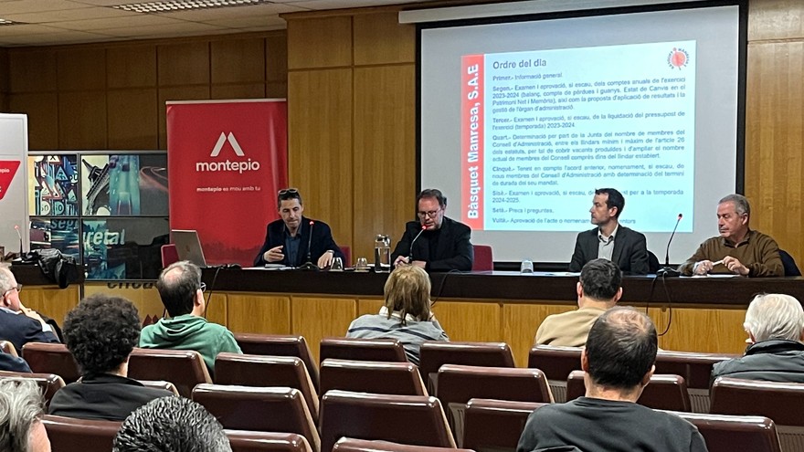 El Bàsquet Manresa SAD celebra la Junta General d'Accionistes