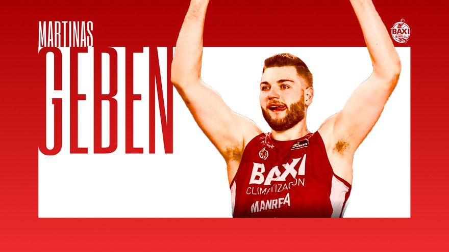 El pívot Martinas Geben renueva con el BAXI Manresa