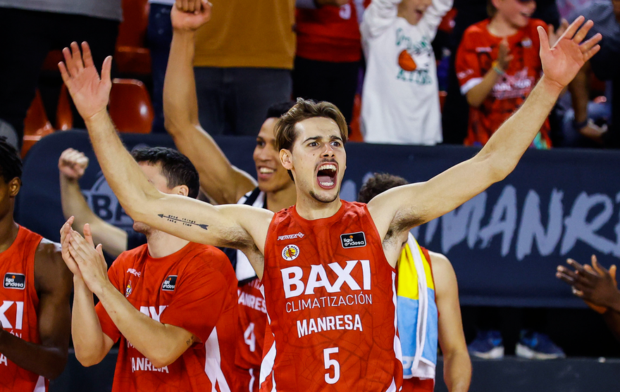 Guillem Jou, capitán del BAXI Manresa, renueva hasta el 2025