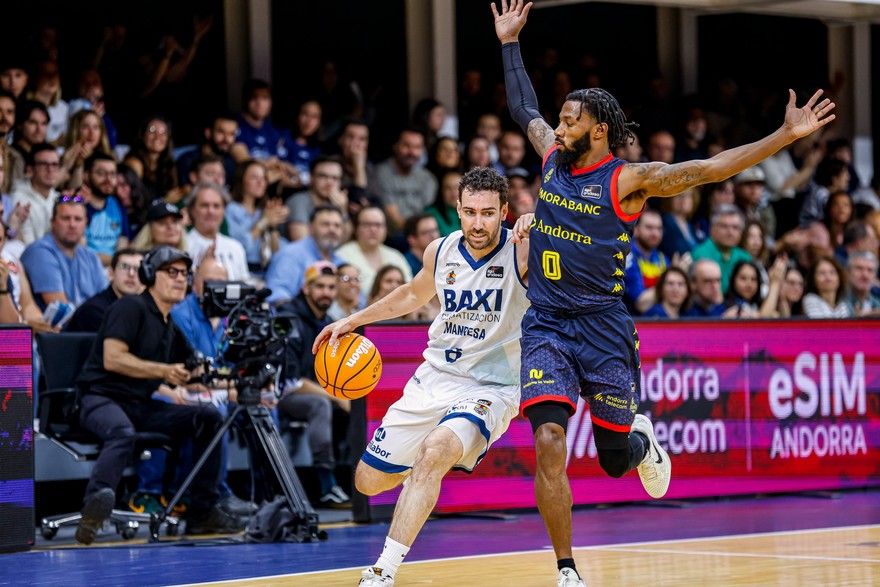 BAXI Manresa gives up too much and ends up losing to Andorra