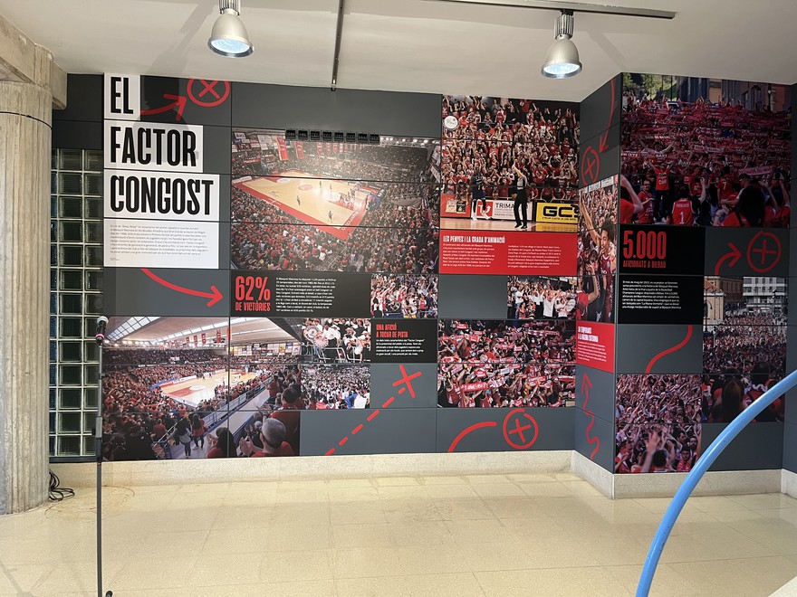 S’inaugura al Nou Congost una exposició permanent sobre la història del Bàsquet Manresa i la consecució de la Lliga ACB fa 25 anys