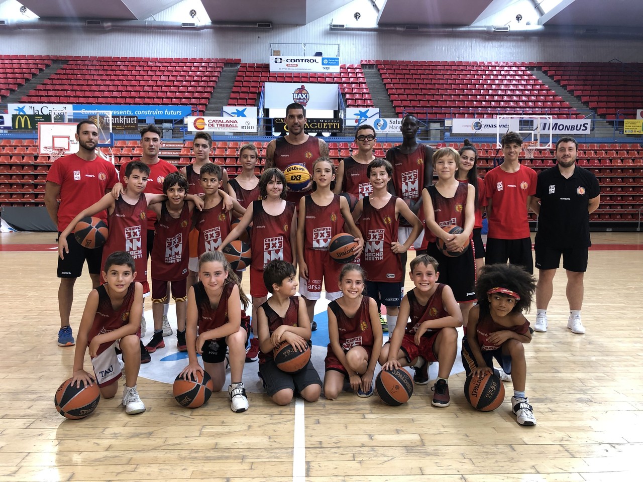 Varios jugadores de élite visitan el Campus 3x3 Nacho Martín