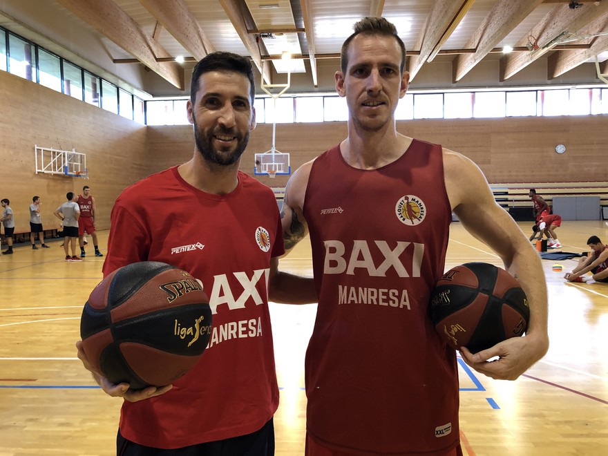 L'escorta Sergi Vidal i l'ala-pivot Javi Lucas reforcen la pretemporada del BAXI Manresa