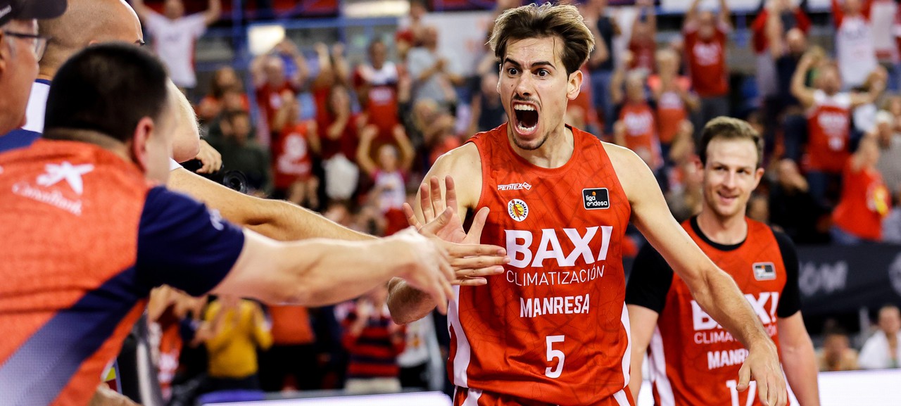 An heroic BAXI Manresa knocks the Baskonia into the Nou Congost