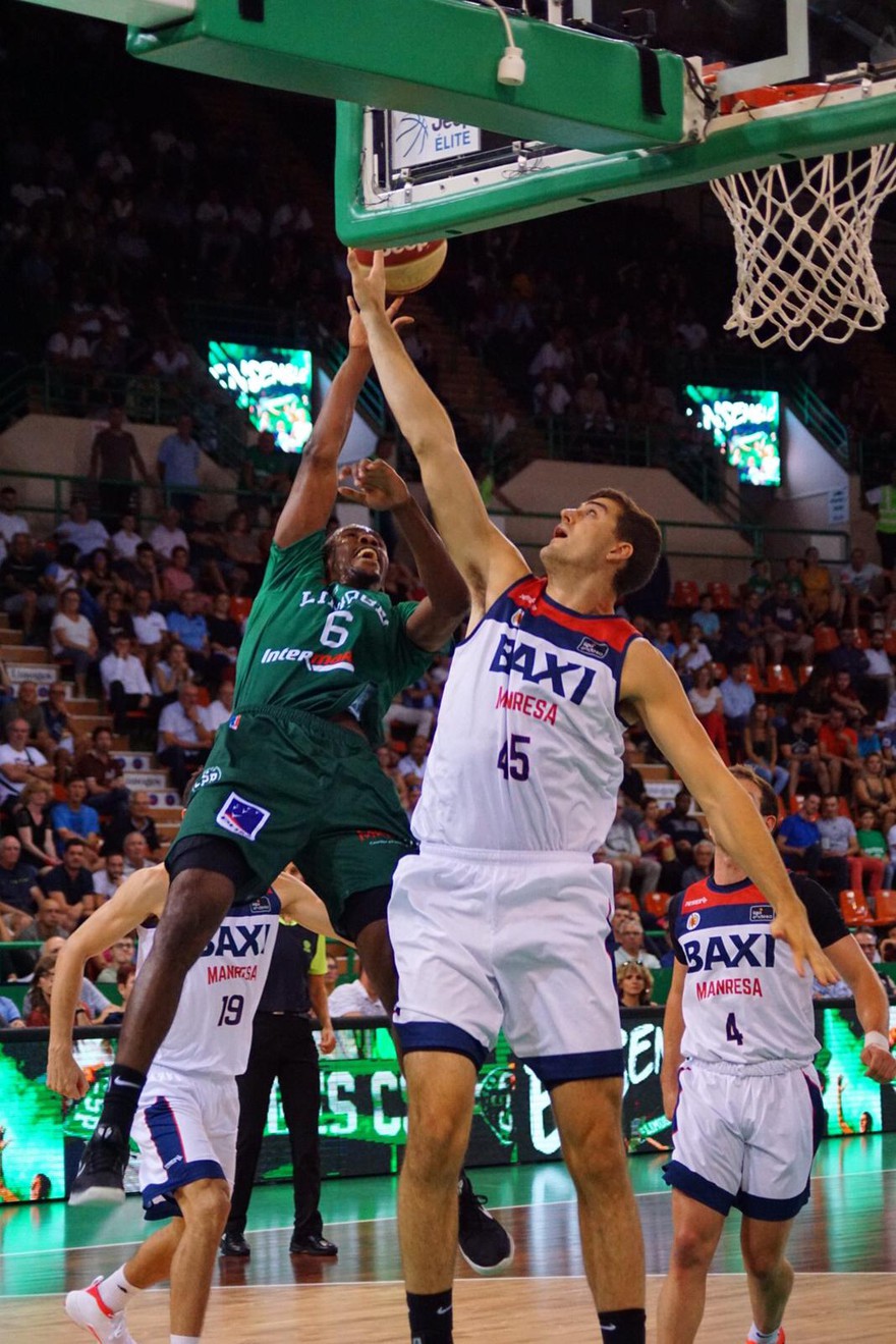 BAXI Manresa plays a good game but falls against Limoges CSP
