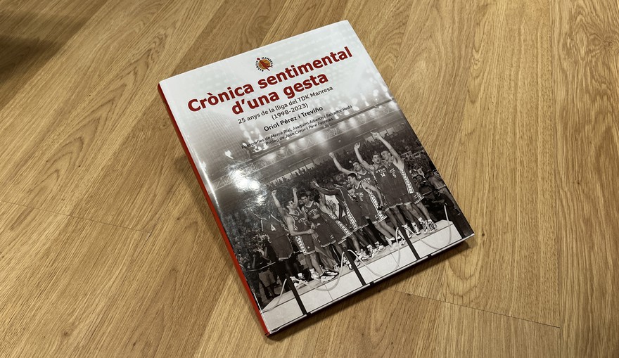 The book "Sentimental chronicle of a feat. 25 years of the TDK Manresa league" is out on the streets