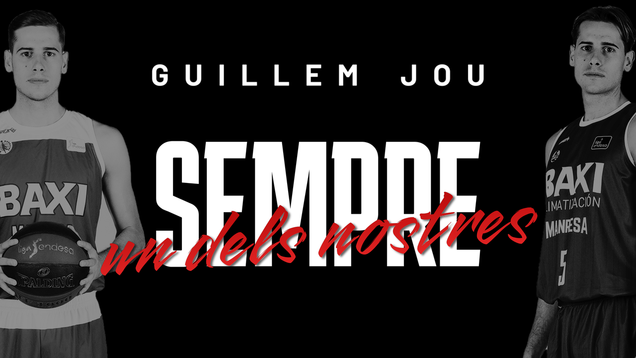 Guillem Jou ends his time with BAXI Manresa