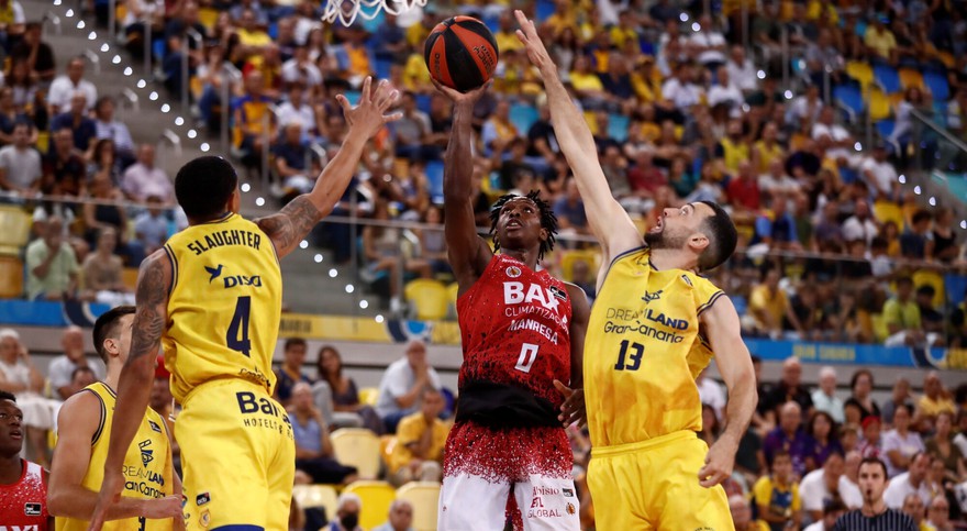 BAXI Manresa falls in the Gran Canaria court after a bad third period