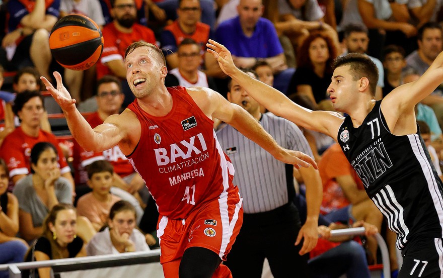 BAXI Manresa puts a Euroleague rival against the ropes in the presentation duel at Congost