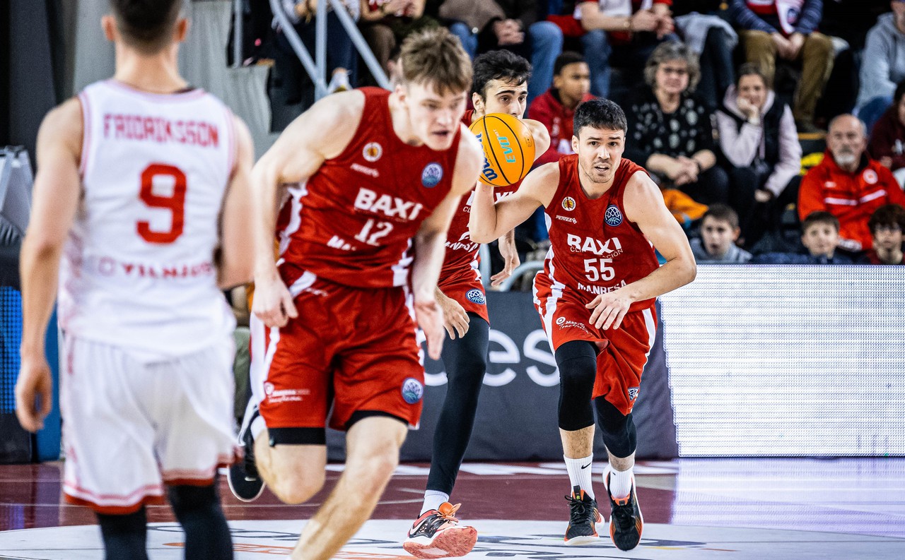 El BAXI Manresa se juega en Vilna la clasificación para los play-off de la BCL