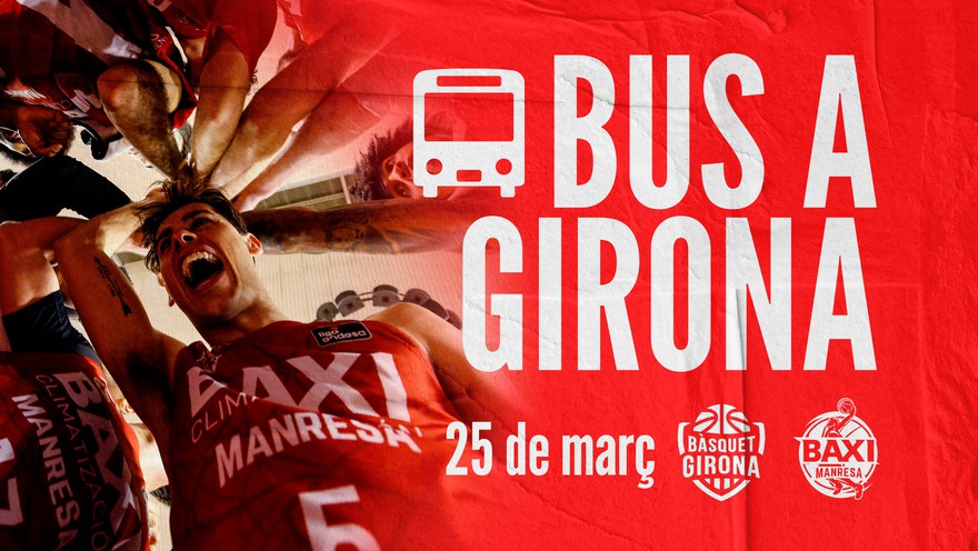 Bus en Girona para los aficionados del BAXI Manresa