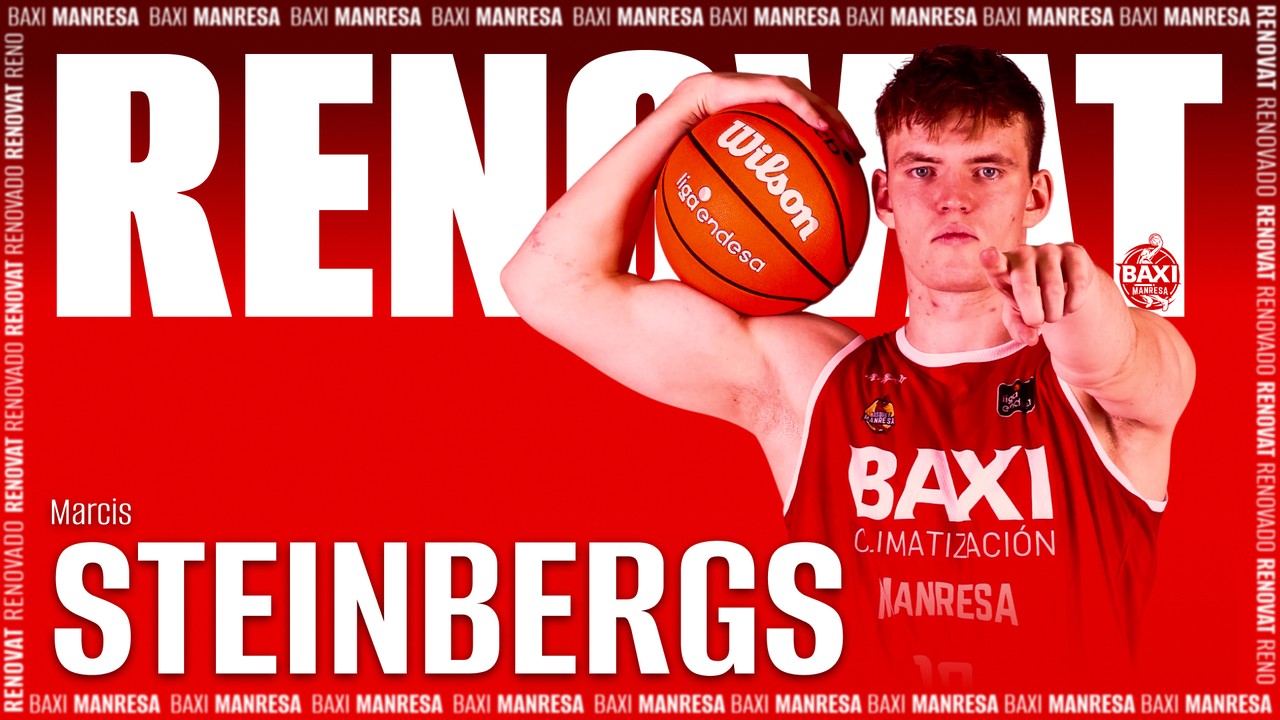 Marcis Steinbergs, dos años más en el BAXI Manresa