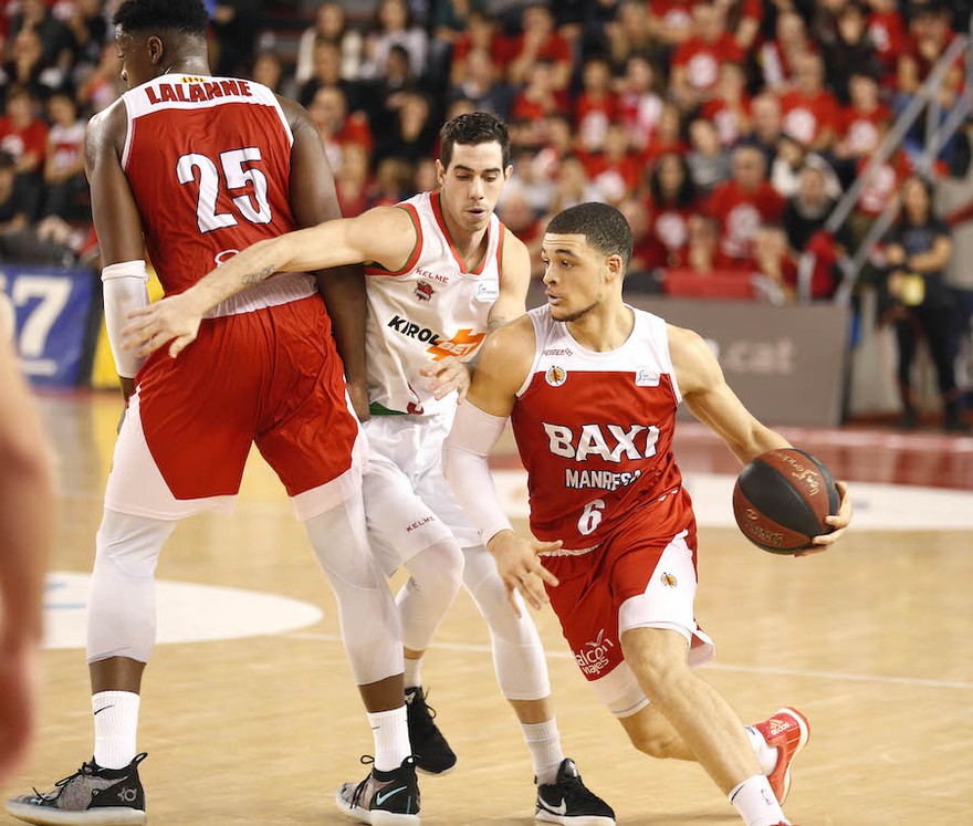 BAXI Manresa fights against the elements but falls with Baskonia