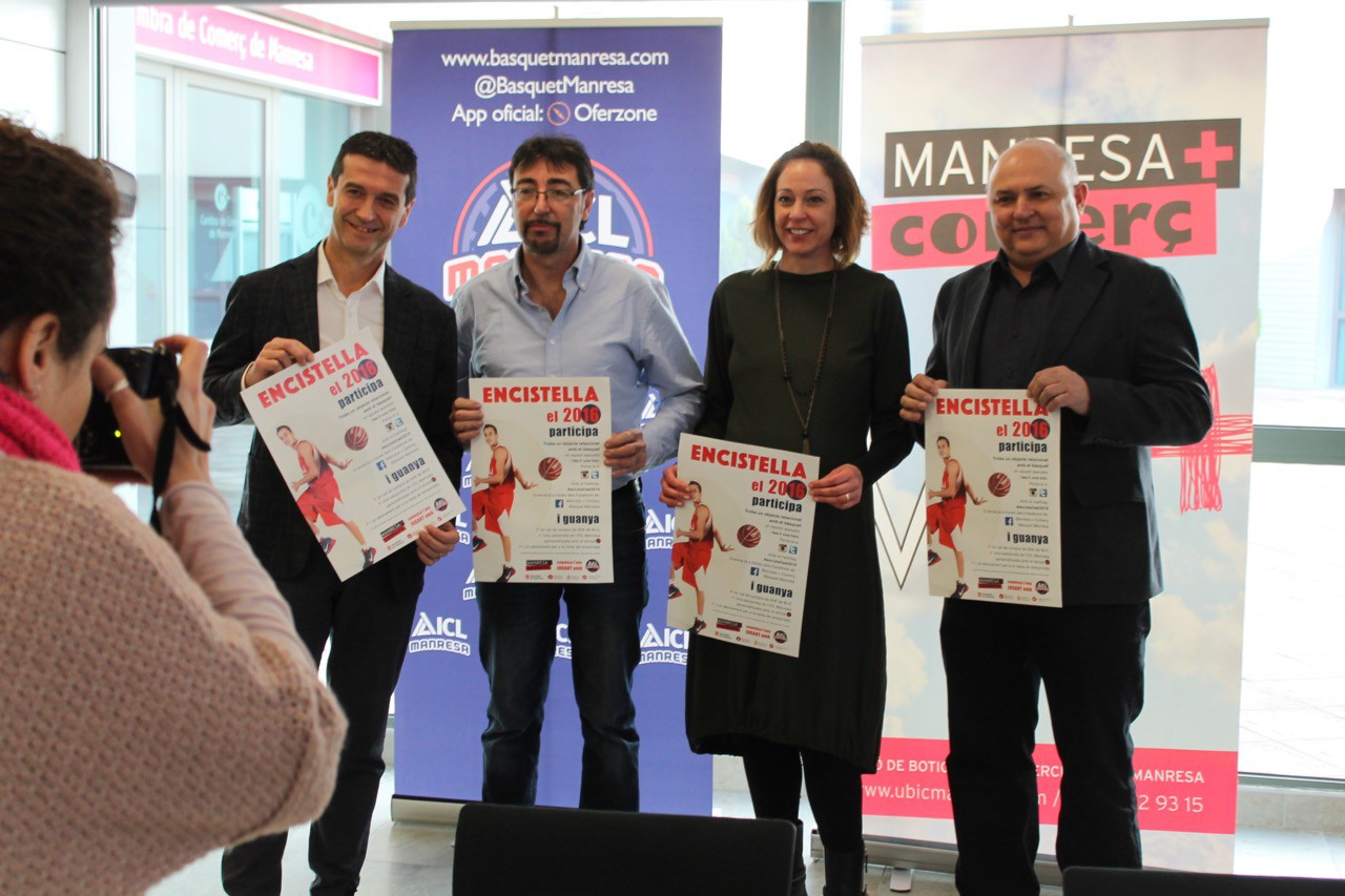 Manresa+Comerç i Bàsquet Manresa regalen un gran premi en el concurs “Encistella el 2016”