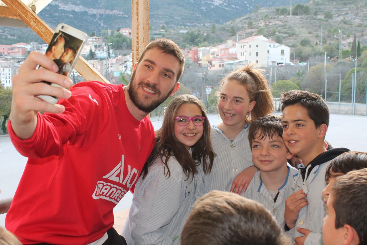 Grigonis i Musli visiten l’escola FEDAC de Monistrol de Montserrat