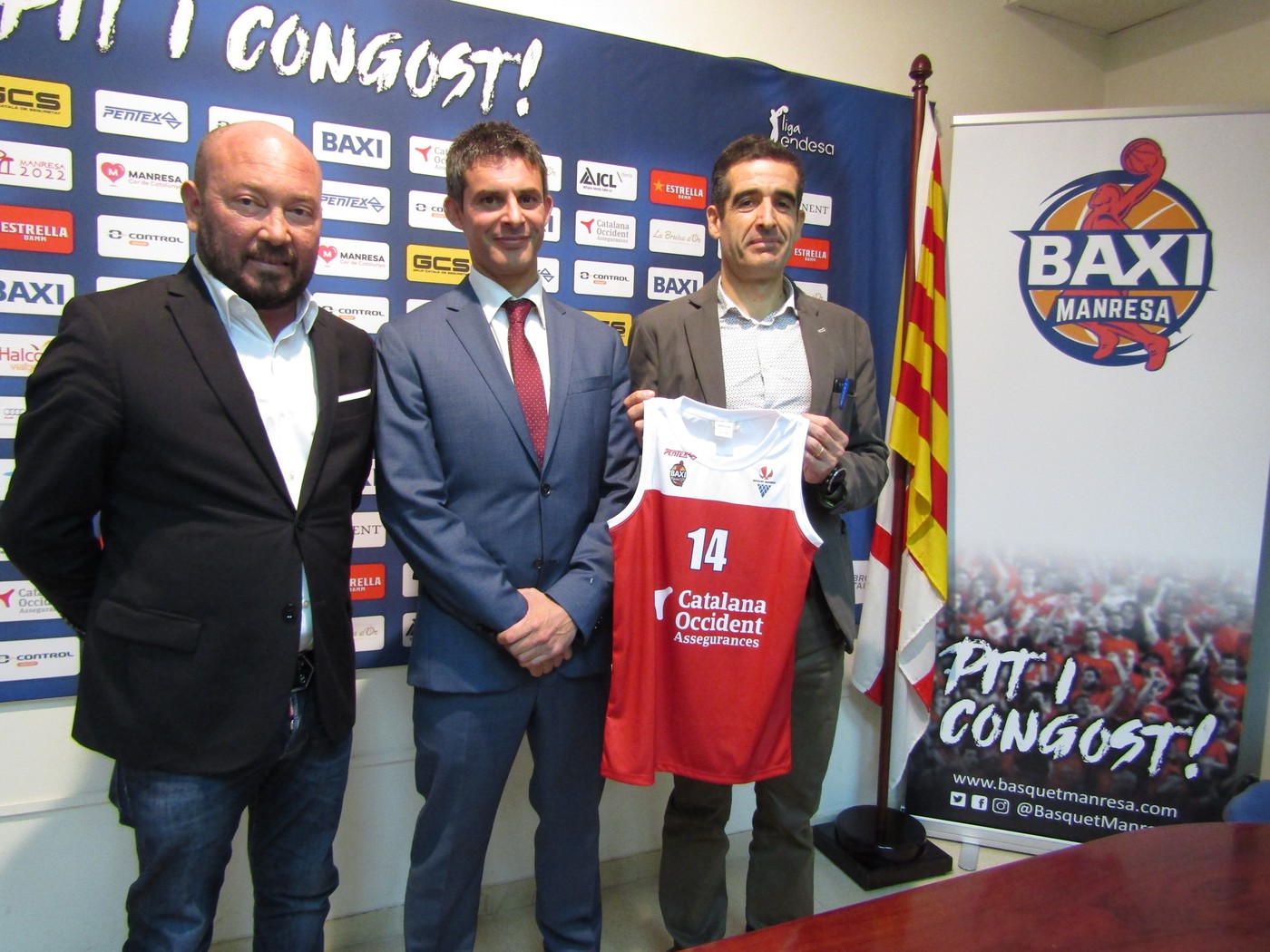 Assegurances Catalana Occident renews its sponsorship with Bàsquet Manresa