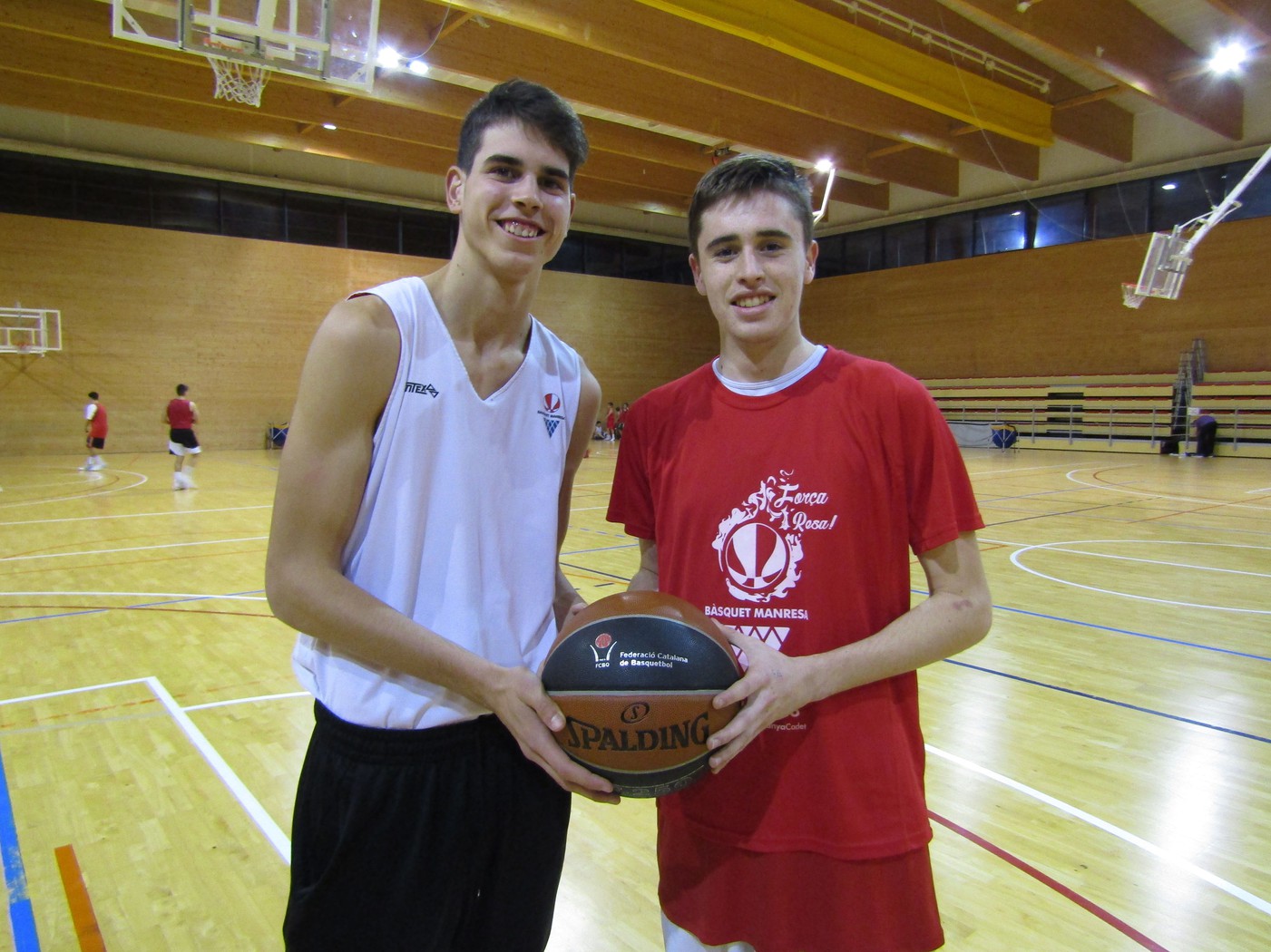 Gerard Gutiérrez and Toni Naspler, summoned by the catalan cadet team