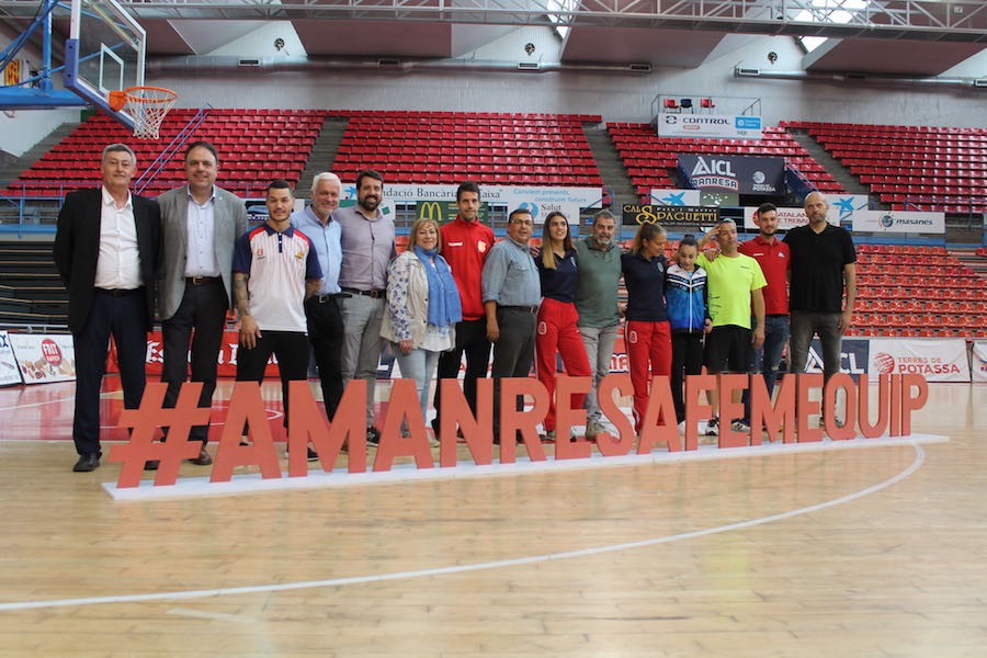 #AManresaFemEquip: the Manresa sport united in a final stretch in which a lot is played
