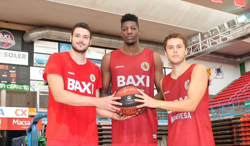 Tres joves reforços per a la pretemporada del BAXI Manresa