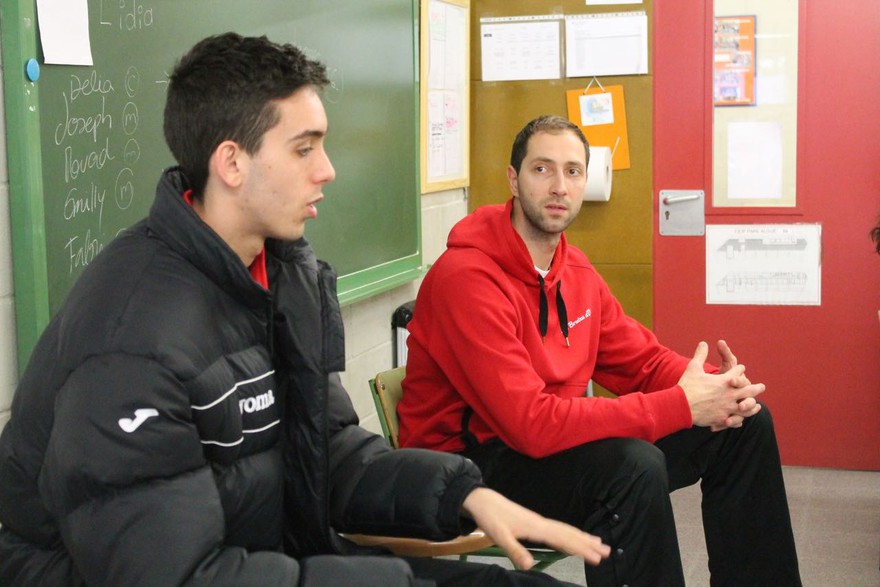 Garcia i Rizvić, back to school in Manresa