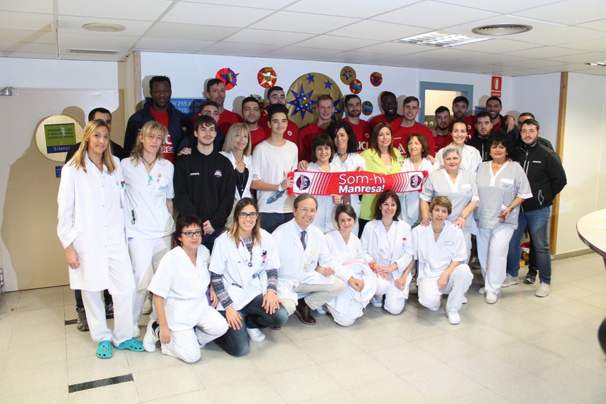 Matí solidari de l’ICL Manresa amb visites a Ampans i l’Hospital Sant Joan de Déu