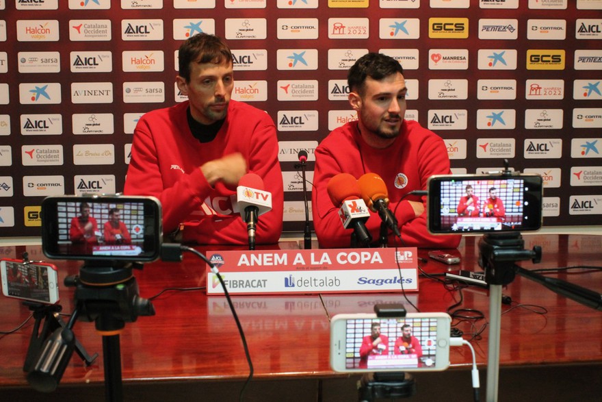 Jordi Trias i Lluís Costa, il·lusionats amb el repte de la Final de Copa