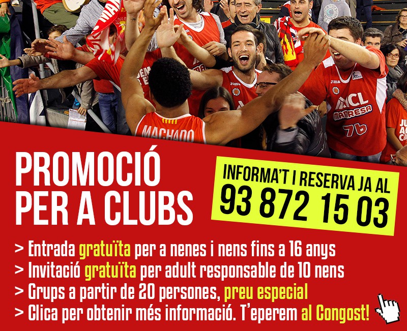 Vine al Nou Congost amb el teu club!